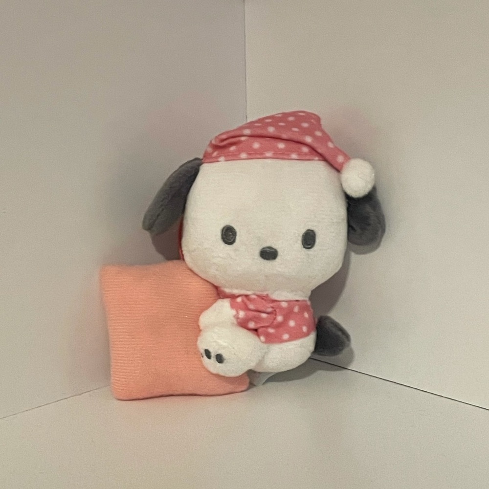 Pajama Pochacco Plush Keychain